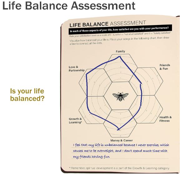 Settini Undated Weekly Life Planner w/ Stickers, Pocket, Vegan Leather - 8.5x5.5