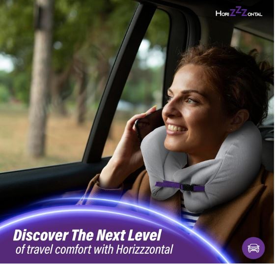 Travel Neck Pillow Cooling and Eco-Friendly Foam for Travel