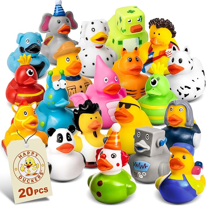 Rubber Ducks - 20 Piece Bulk Pack