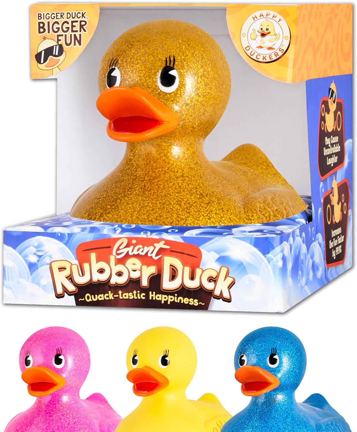 Giant Gold Rubber Duck - 10.5"