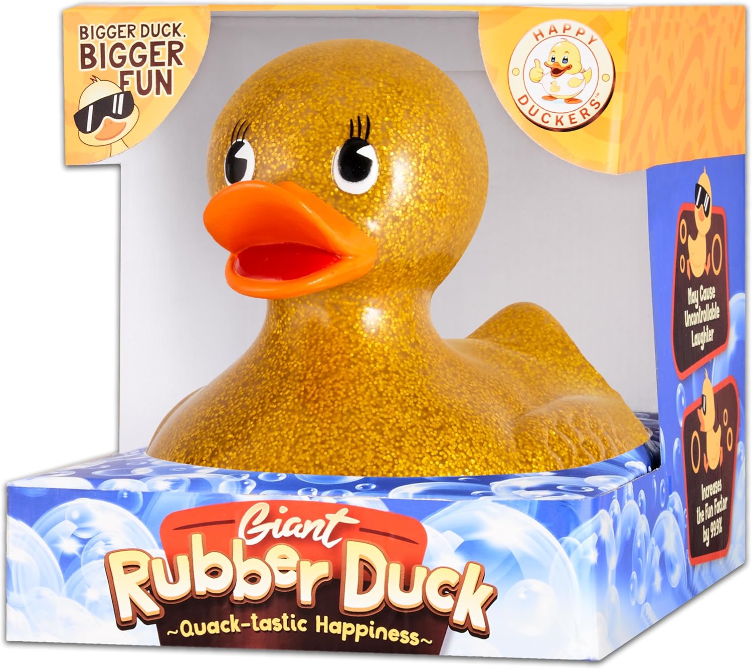 Giant Gold Rubber Duck - 10.5"