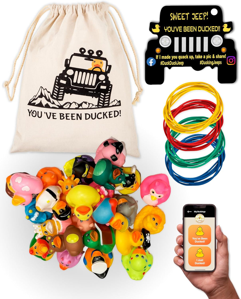 Jeep Ducking Kit - 76 Piece with Jute Bag (Series 3)
