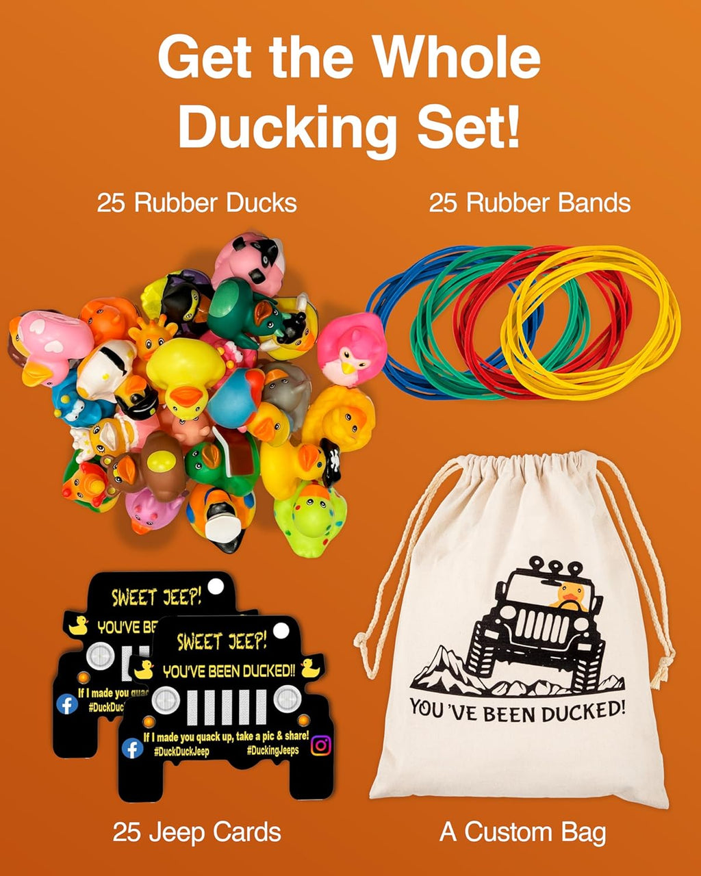 Jeep Ducking Kit - 76 Piece with Jute Bag (Series 3)