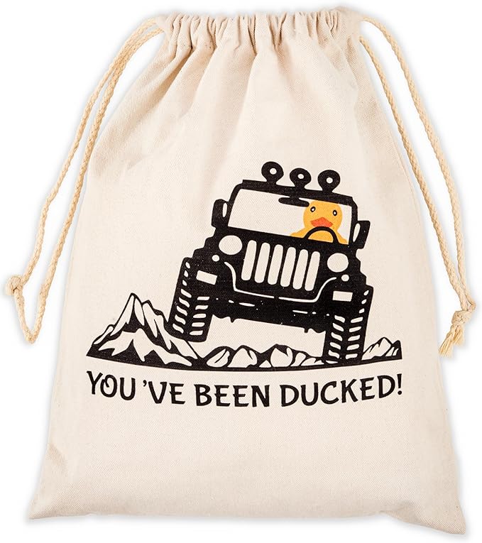 Sack of Quacks - Drawstring Duck Bag 14"x11"