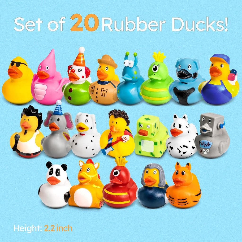 Rubber Ducks - 20 Piece Bulk Pack