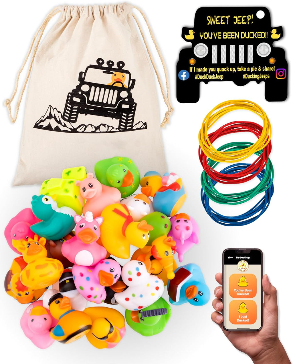 Jeep Ducking Kit - 76 Piece with Jute Bag (Series 3)