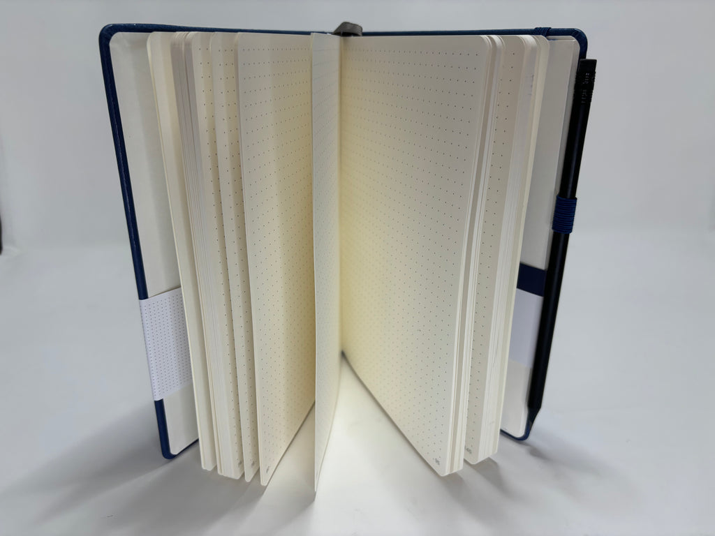 Thotical A5 Dot Grid Journal Hard Cover, Dark Gray - 192 Pages