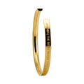 Stella Valle Mother Cuff Bracelet Adjustable 18K Gold Plated Mantra Bracelet