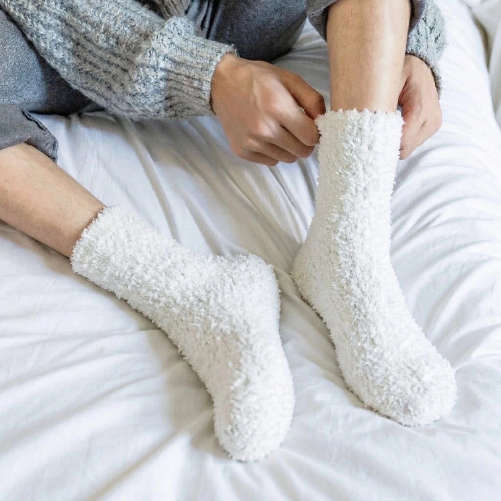 Pamper Socks Premium Comfort Crew Socks Ultra Soft Cozy Fit