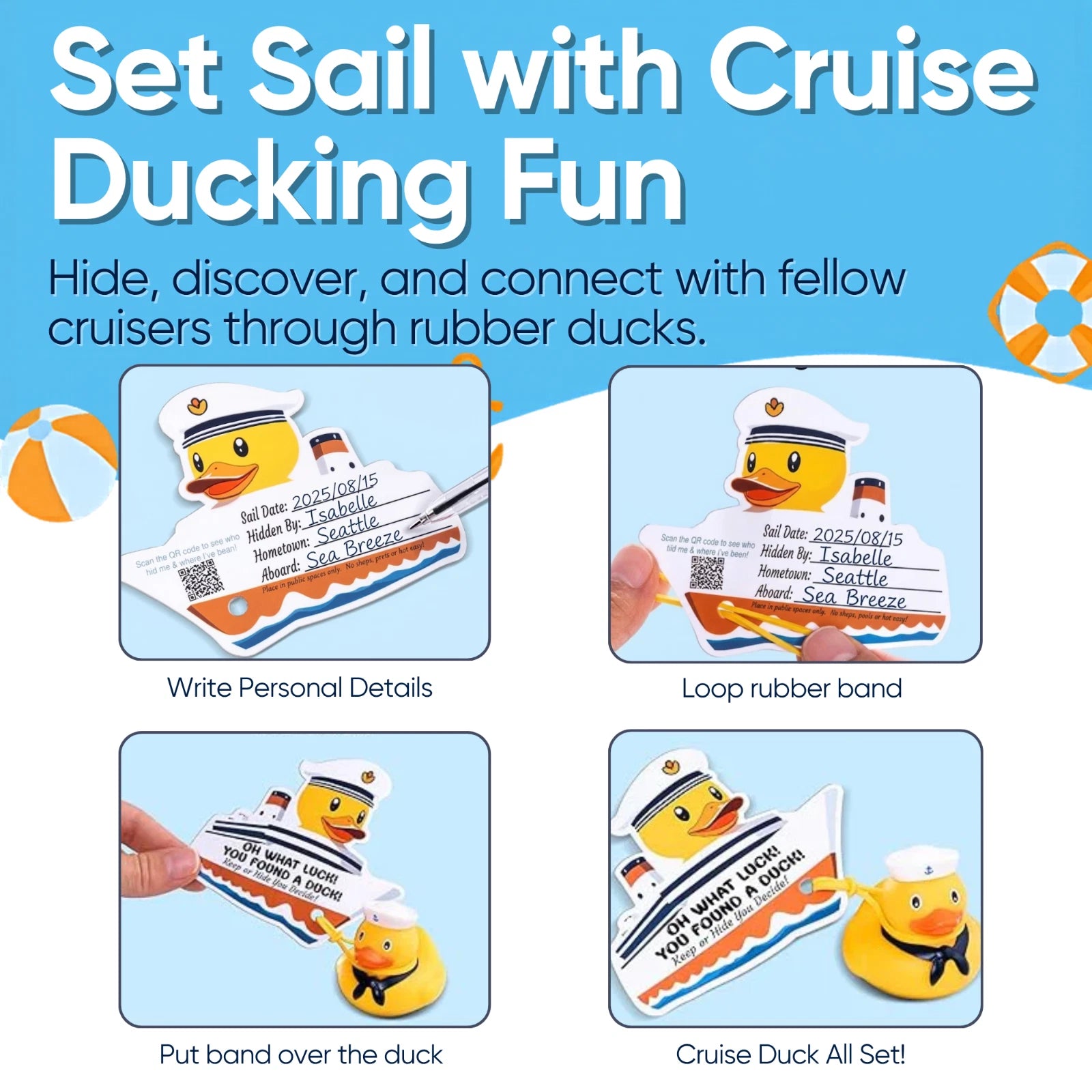 Cruise Ducking Kit - 76 Piece with Bag