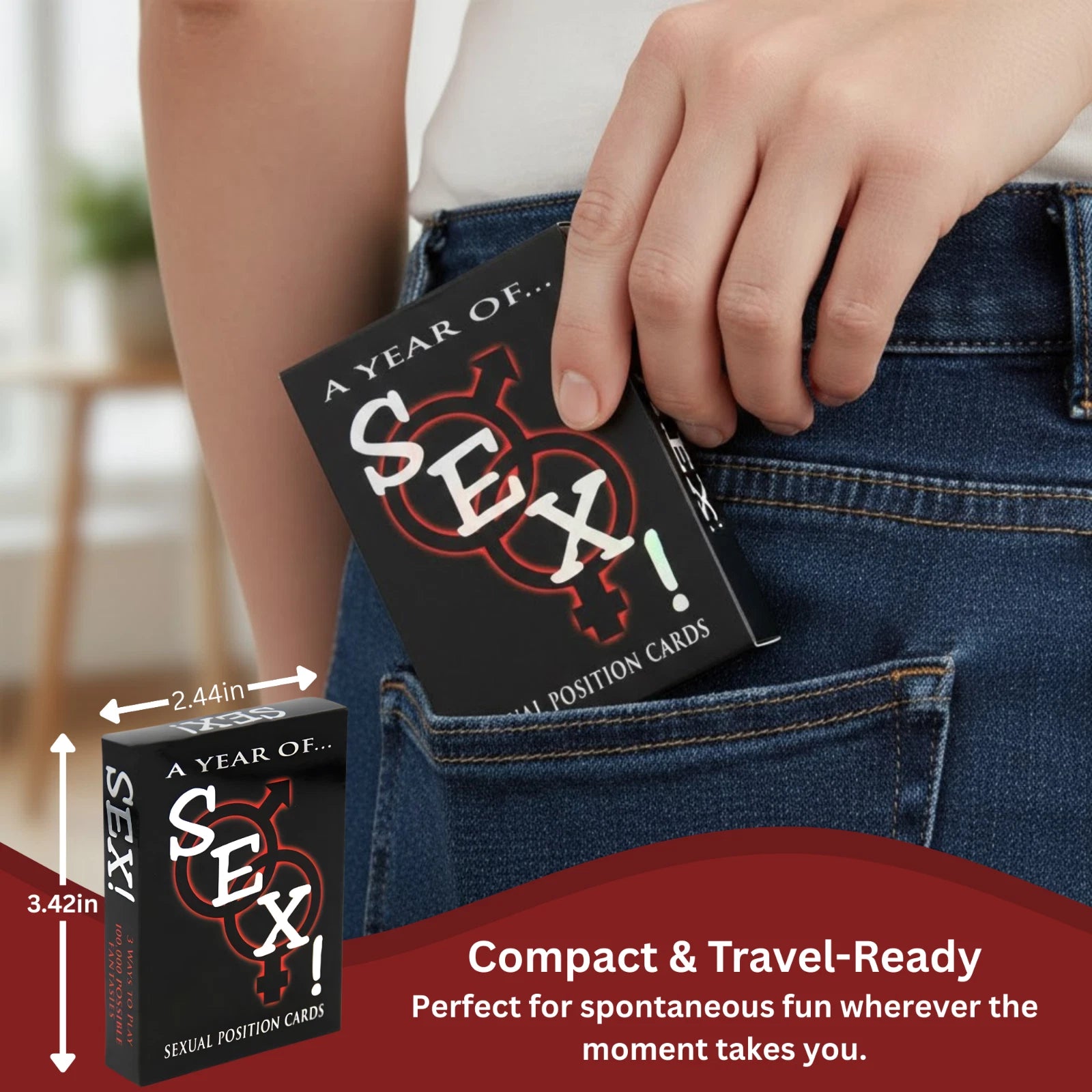 Sexual Position Cards for Couples 18+ Adult Card Game Illustrated Roleplay Ideas