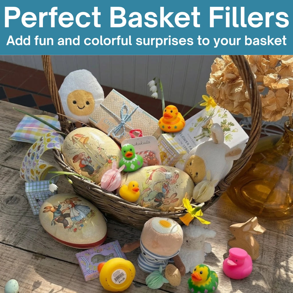 25pcs Easter Rubber Ducks 2" Assorted Duckies Party Favors Bath Pool Jeep Decor