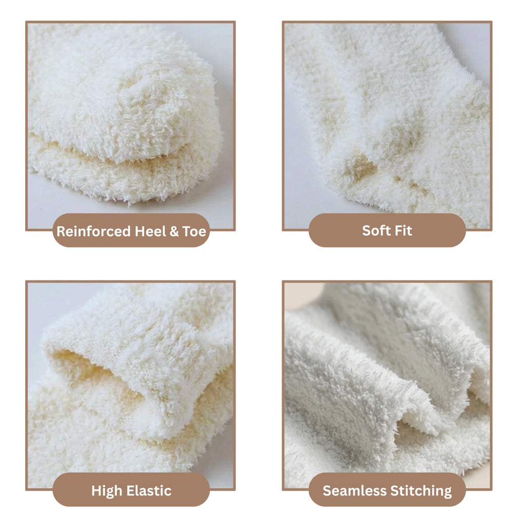 Pamper Socks Premium Comfort Crew Socks Ultra Soft Cozy Fit