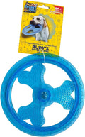 Rudy’s TPR Flying Disc Dog Toy w/ Center Ball Frisbee Pool Floats Chew Toys