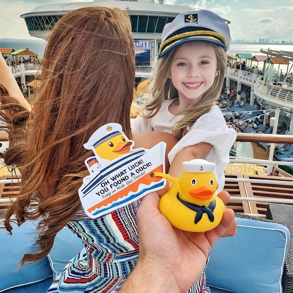 75pcs Cruise Ducking Kit 2" Assorted Rubber Ducks w/ Duck Bag Tags Bands Cards