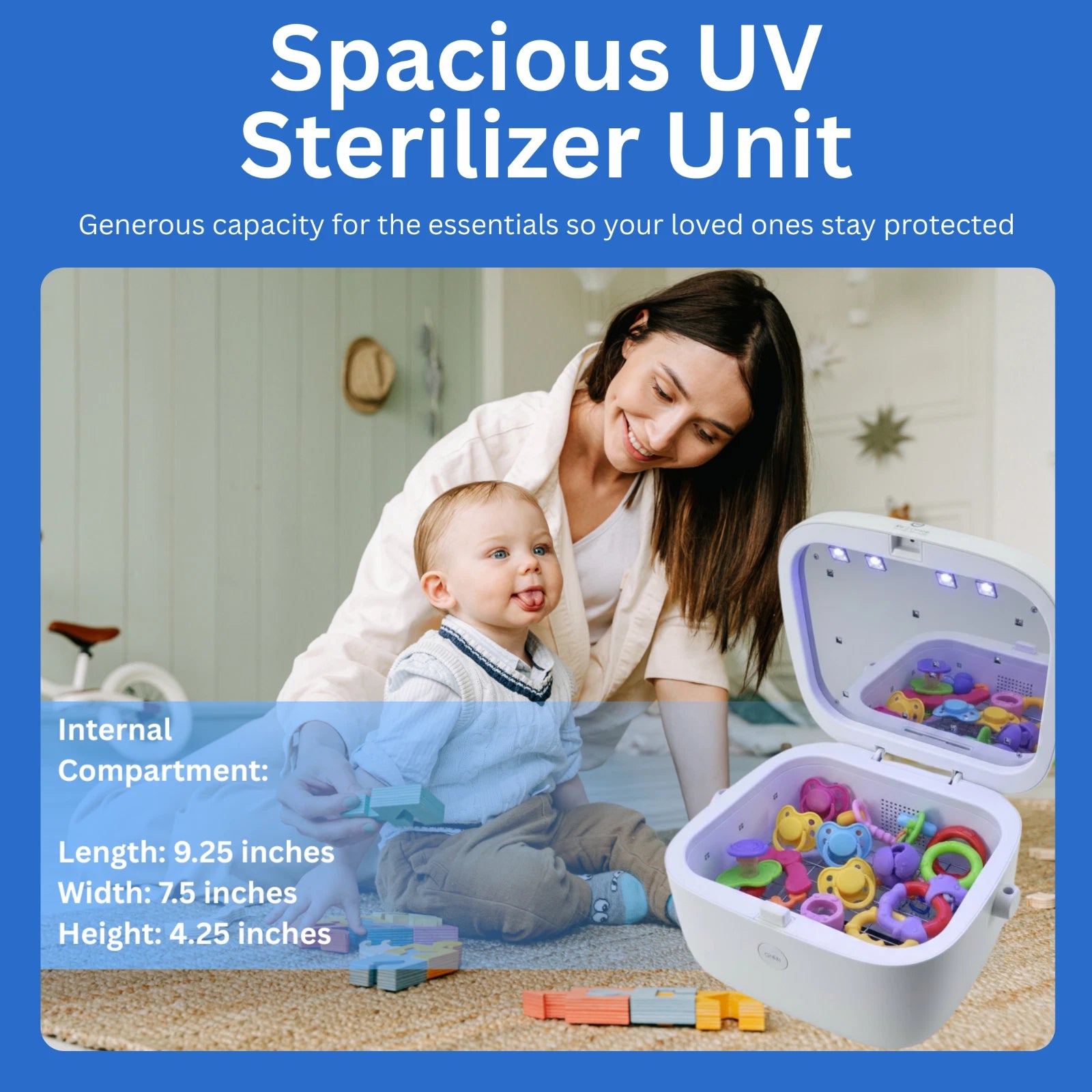 Proximity UV-Clean UV-Cube Disinfecting Box 3 Cycle Modes