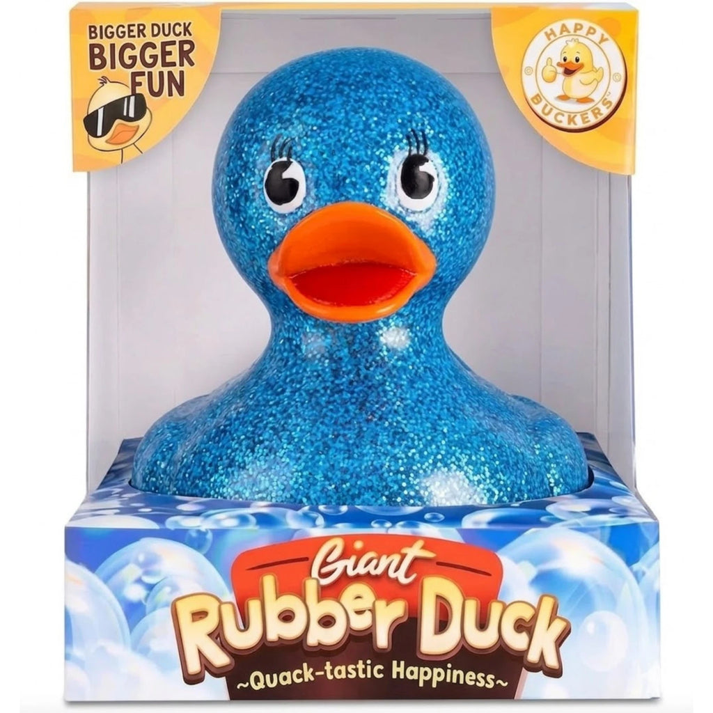 Giant Rubber Duck 10.5" Blue Jeep Ducking Bath Toys Duckies w/ Giftbox