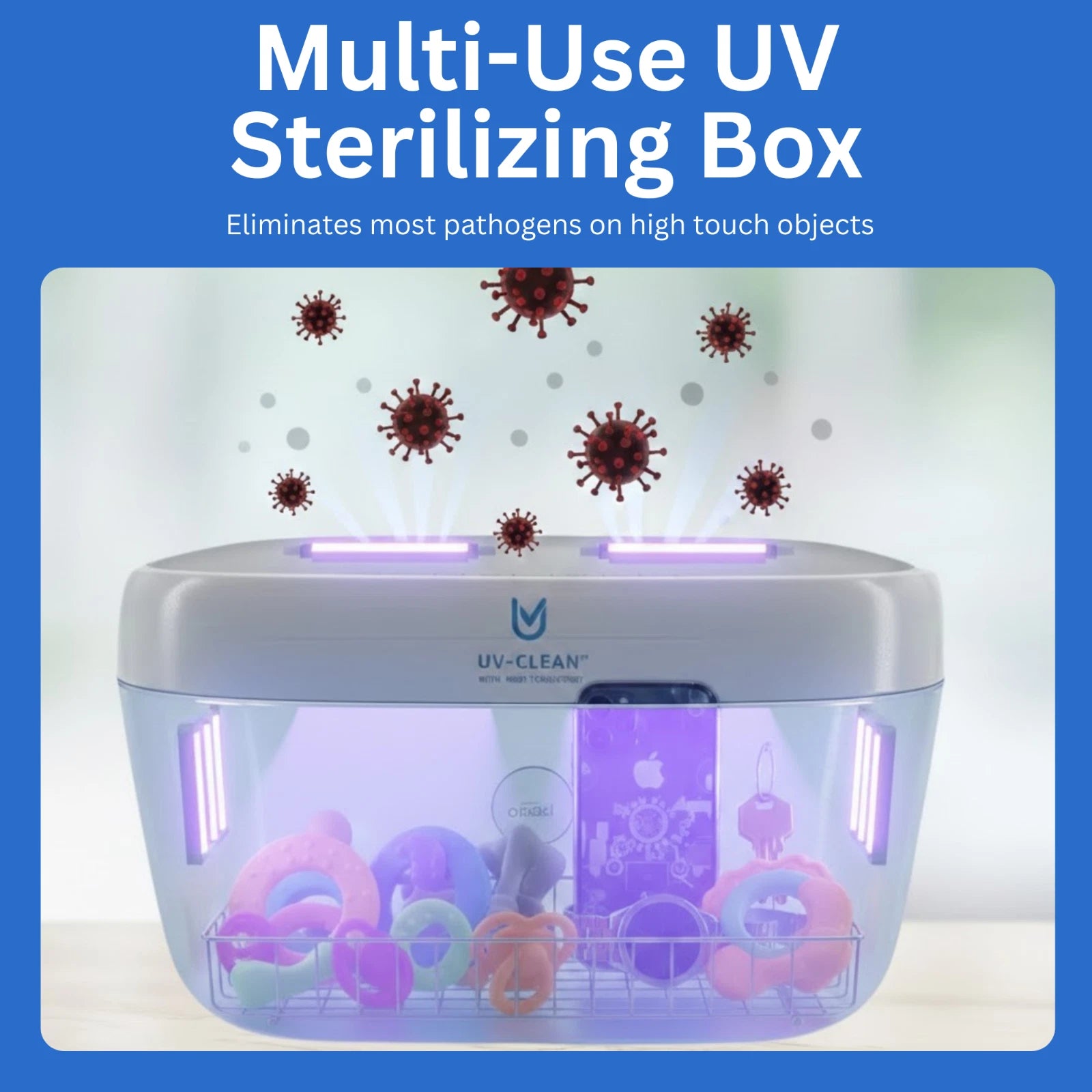 Proximity UV-Clean UV-Cube Disinfecting Box 3 Cycle Modes