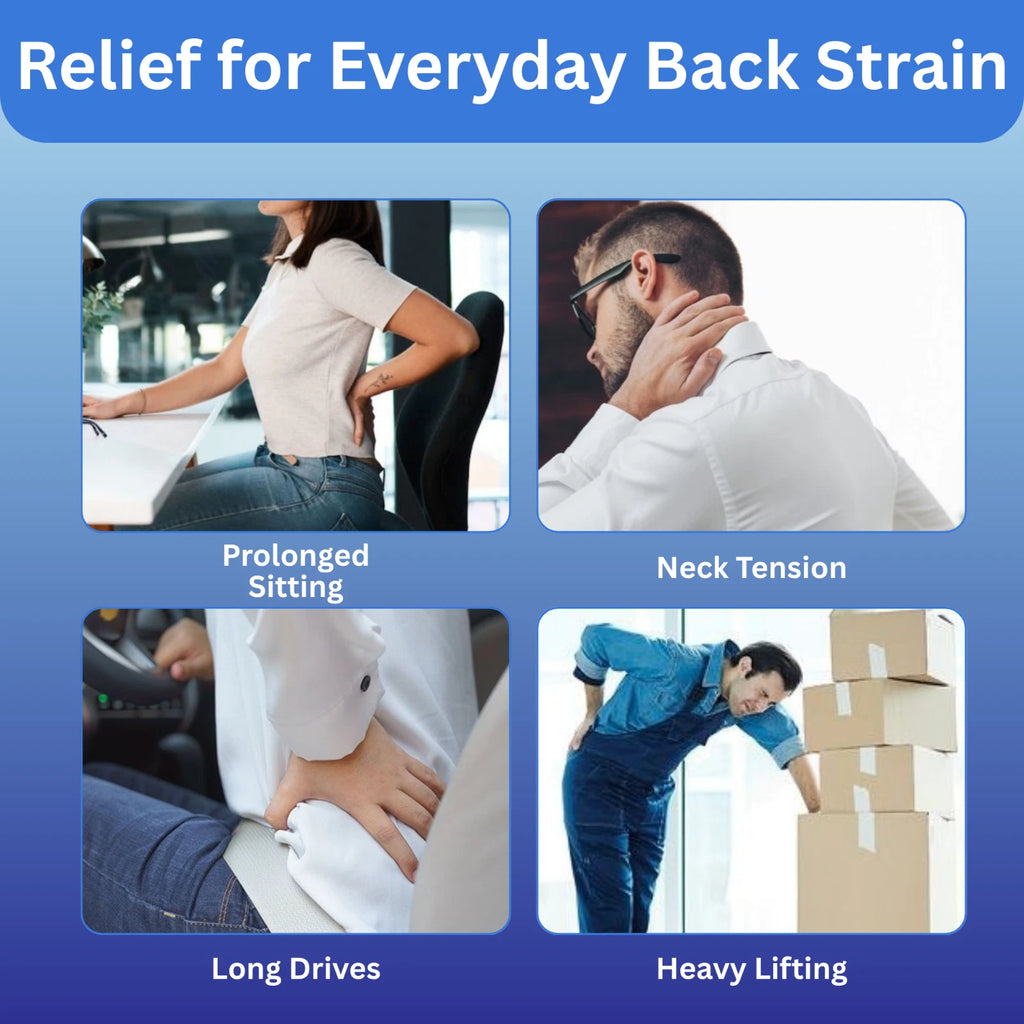Back Stretcher for Pain Relief 3-Level Lumbar Support Spine Board Adjustable