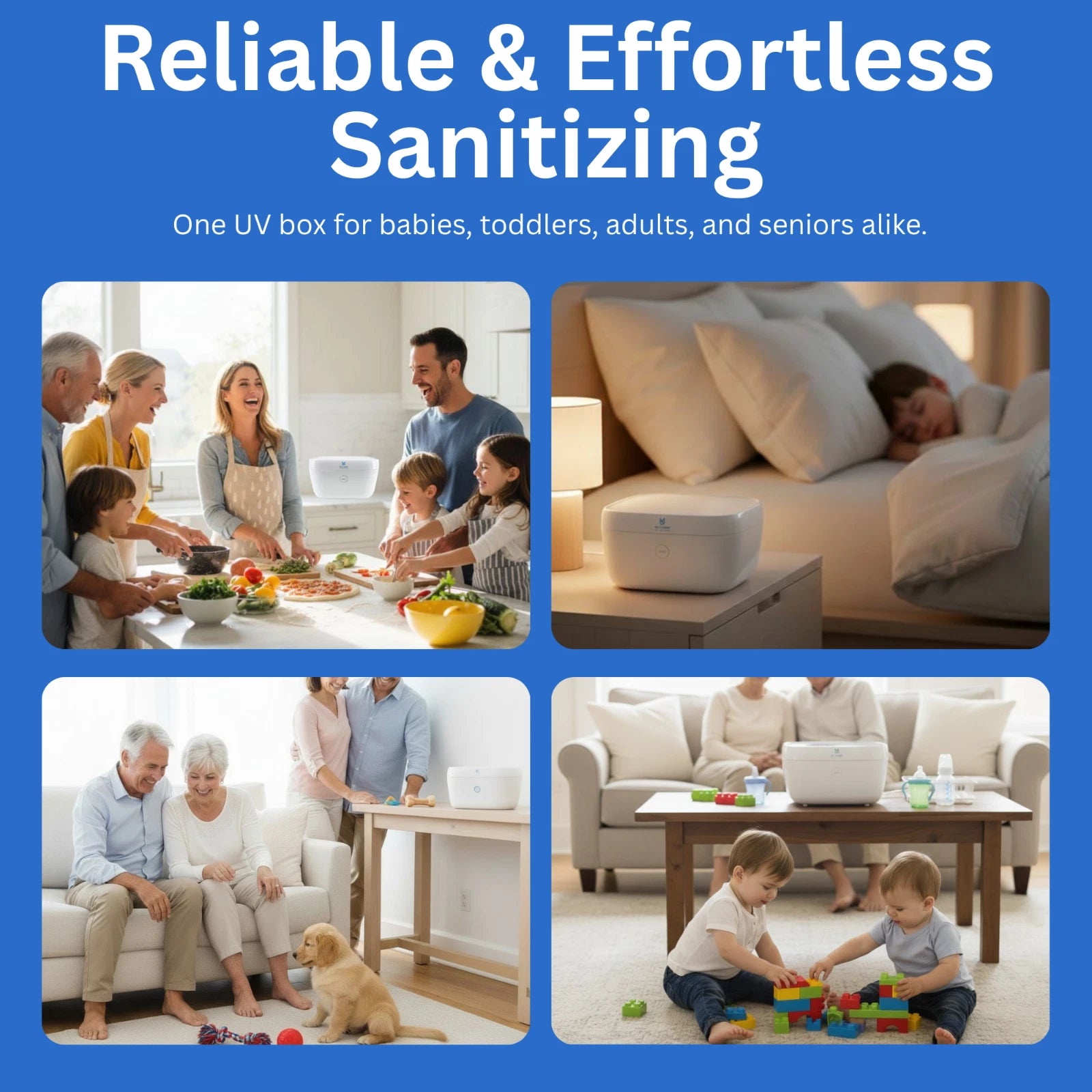 Proximity UV-Clean UV-Cube Disinfecting Box 3 Cycle Modes