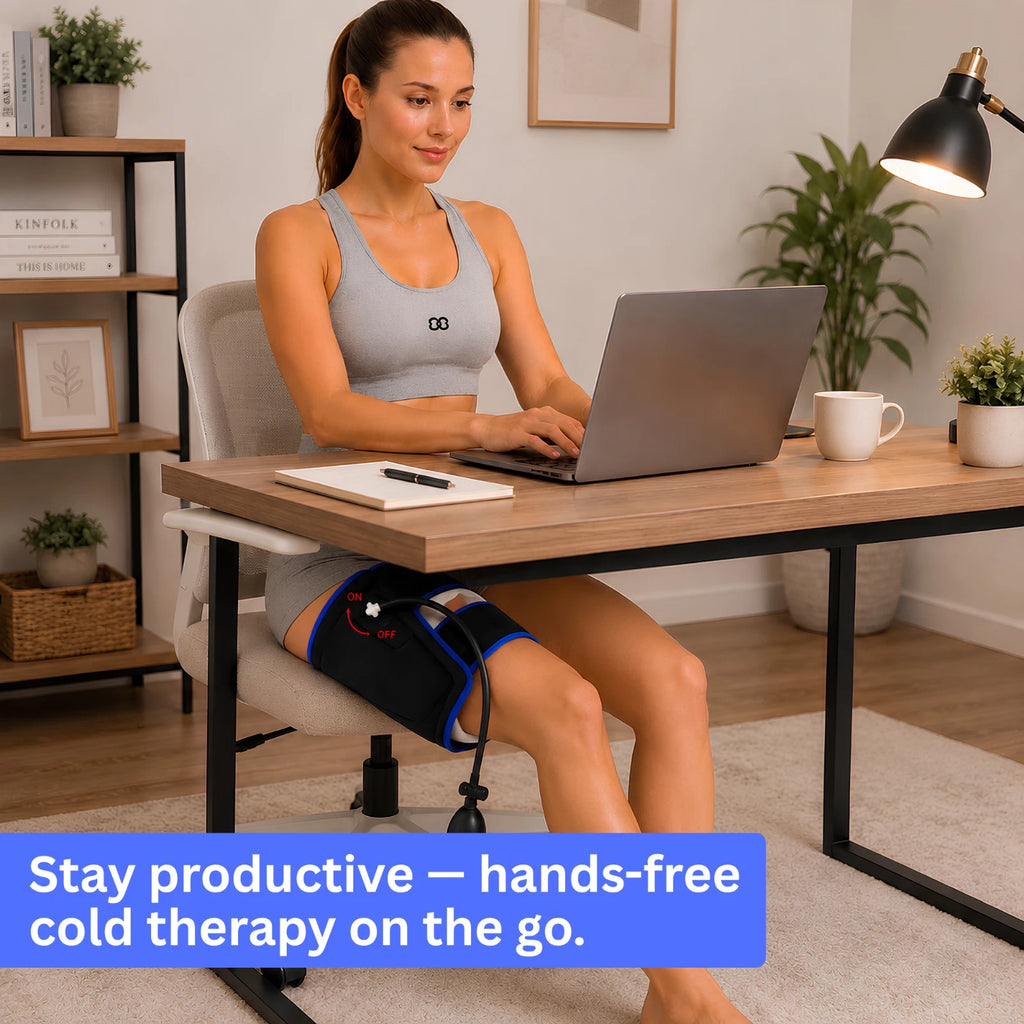 MEDiBrace Thigh Groin Cold Compression Therapy Wrap Ice Pack Pain Relief