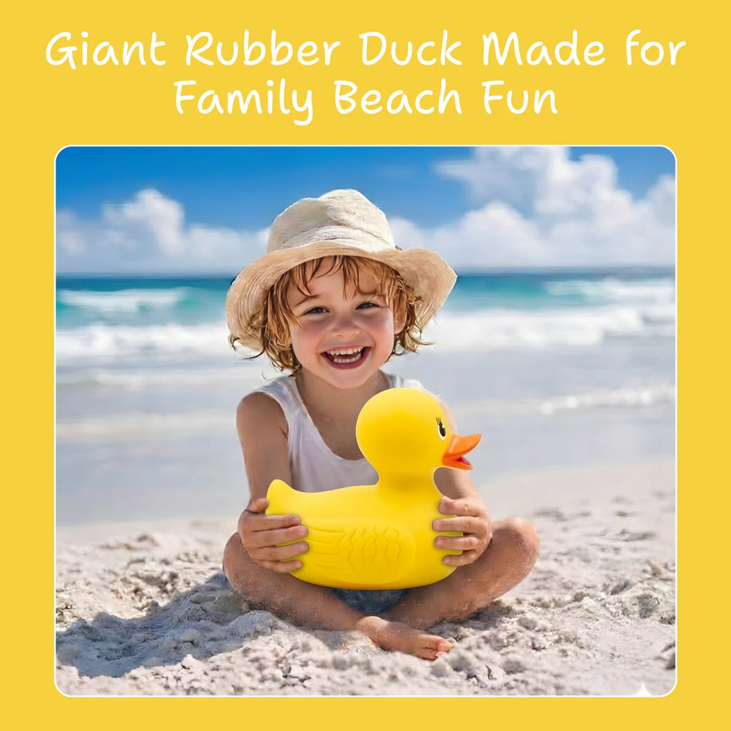 Giant Rubber Duck 10.5" Classic Yellow Jeep Ducking Bath Toys Duckies w/ Giftbox