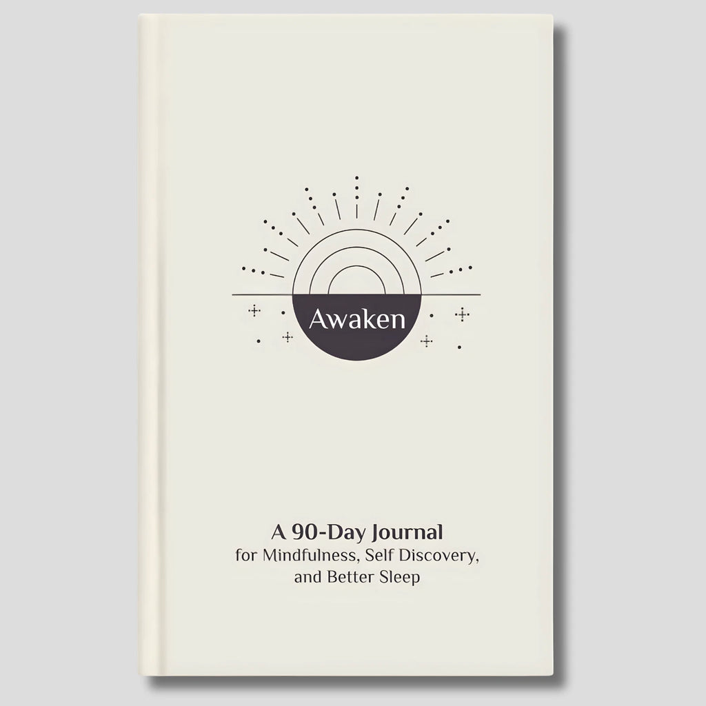 Awaken: A 90-Day Journal for Mindfulness, Self Discovery, & Better Sleep HRDCVR