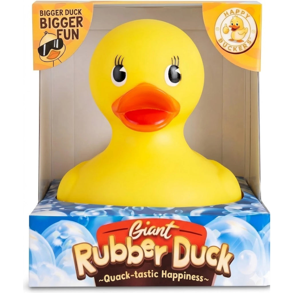 Giant Rubber Duck 10.5" Classic Yellow Jeep Ducking Bath Toys Duckies w/ Giftbox