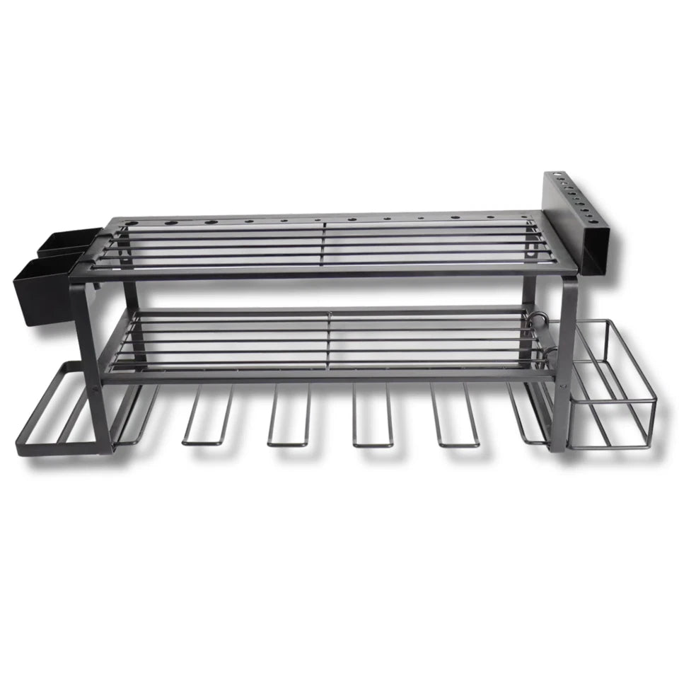 10-in-1 Power Tool Organizer Wall Mount Garage Storage Rack Drill Holder Shelf