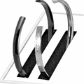 Stella Valle Cuff Bracelet Gift Set - His & Hers (Black & Silver)